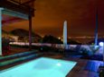 Night view at poolside
